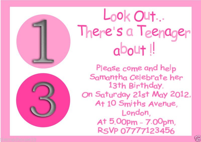 Happy Birthday Invitation Wording