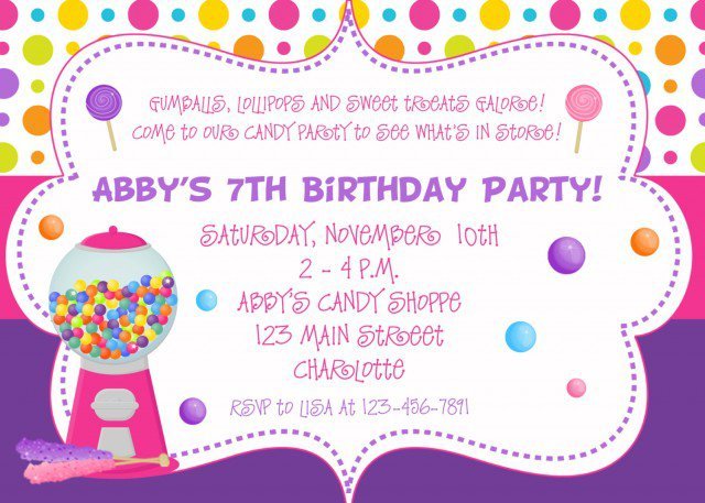 Happy Birthday Invitations Free Printable