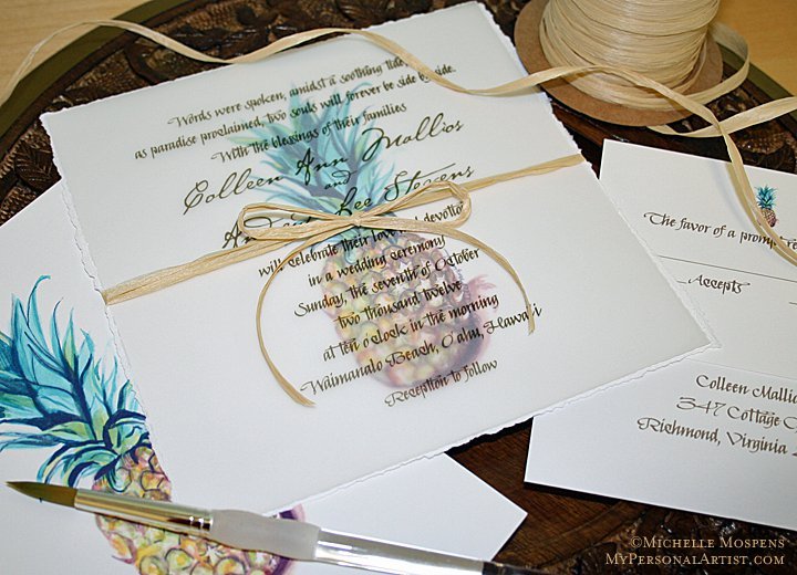 Hawaiian Wedding Invitations Wording