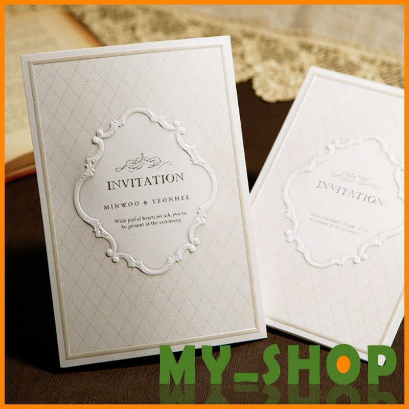 High-end Elegant Wedding Invitations