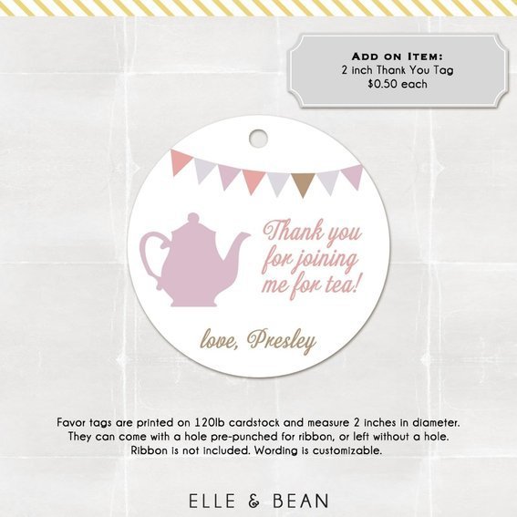 High Tea Party Invitation Wording