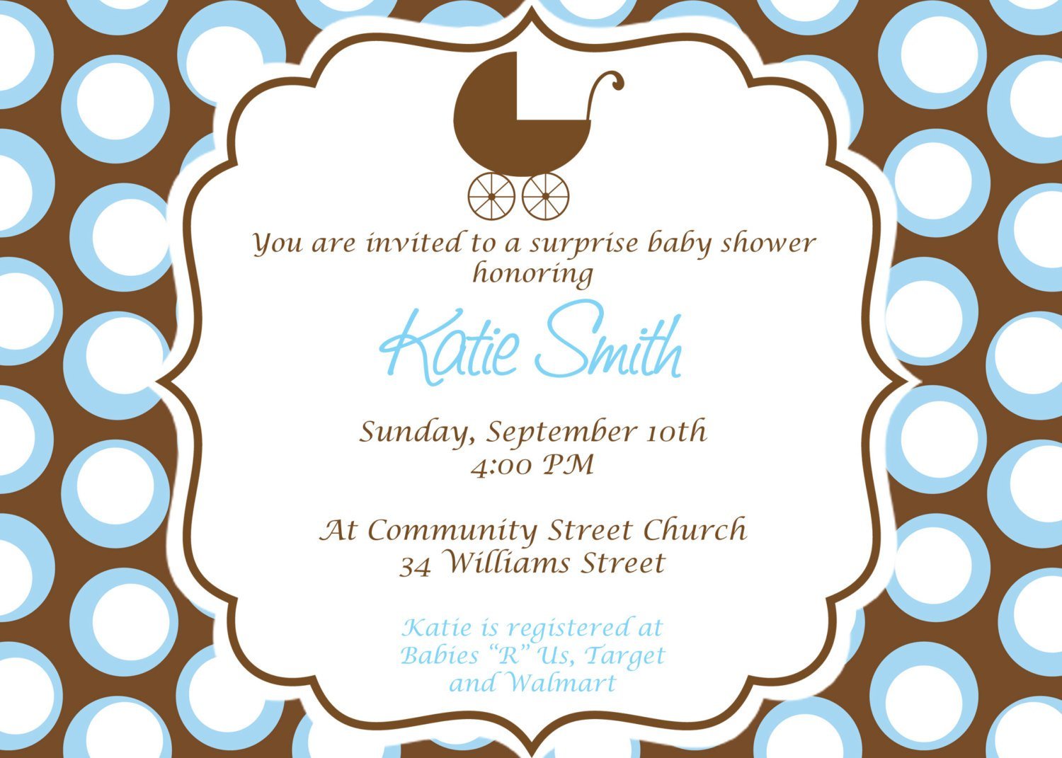 Homemade Baby Shower Invitations Templates