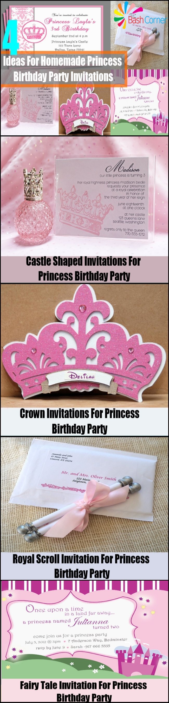 Homemade Invitations Ideas Birthday