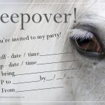 Horse Invitations For Girls