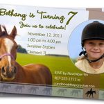 Horse Party Invitations