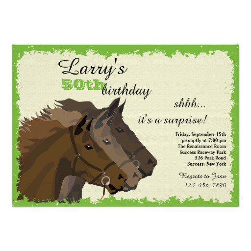 Horse Racing Invitations