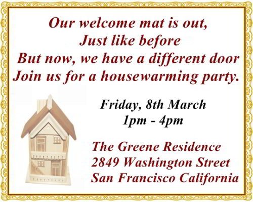 House Warming Invitation Wording