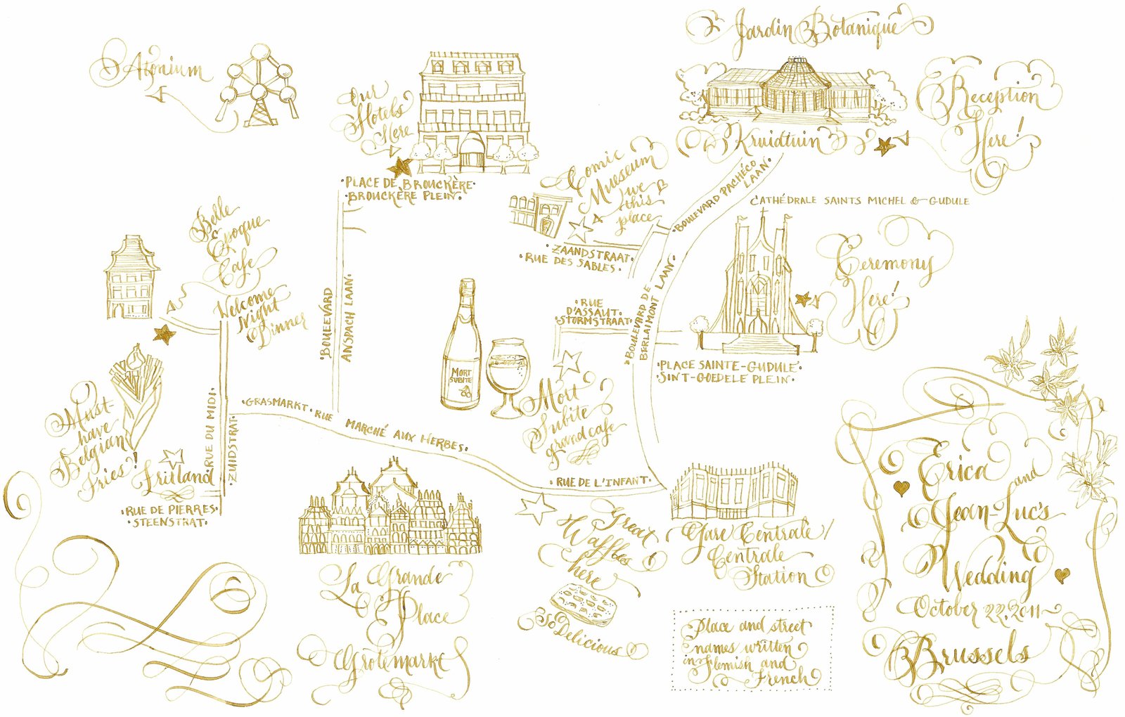 How To Print Small Maps For Wedding Invitations