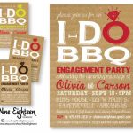 I Do Bbq Engagement Invitations