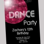 Just Dance Invitations