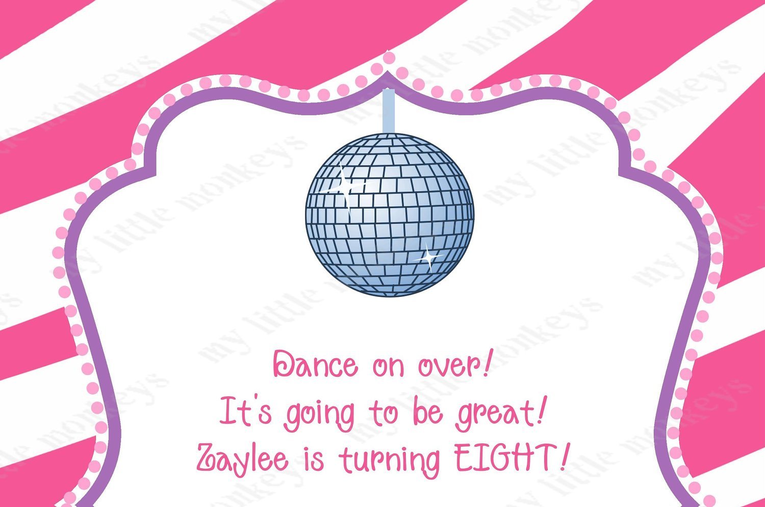 Just Dance Party Invitations