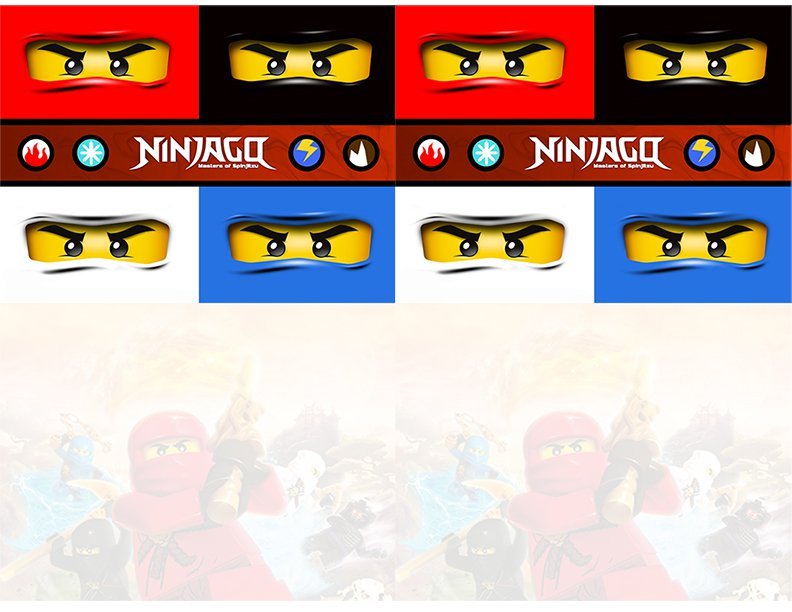 Lego Ninja Invitations