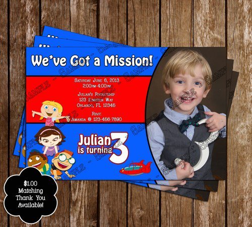 Little Einsteins Invitations