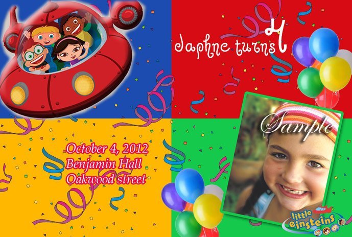 Little Einsteins Invitations Printable