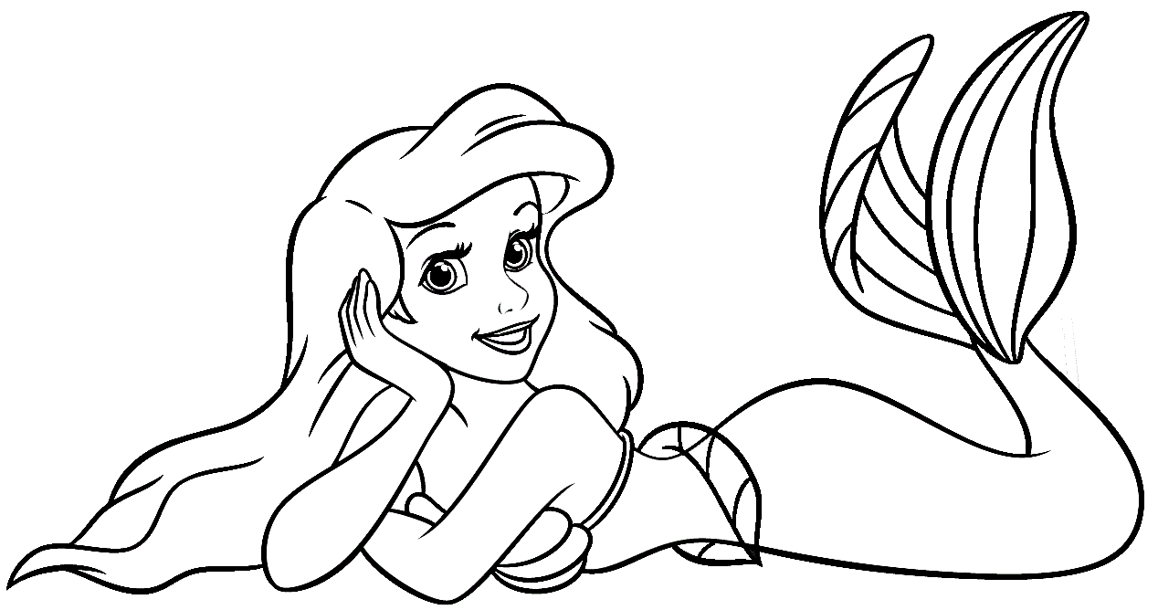 Little Mermaid Coloring Pages Printable
