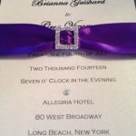 Long Elegant Wedding Invitations