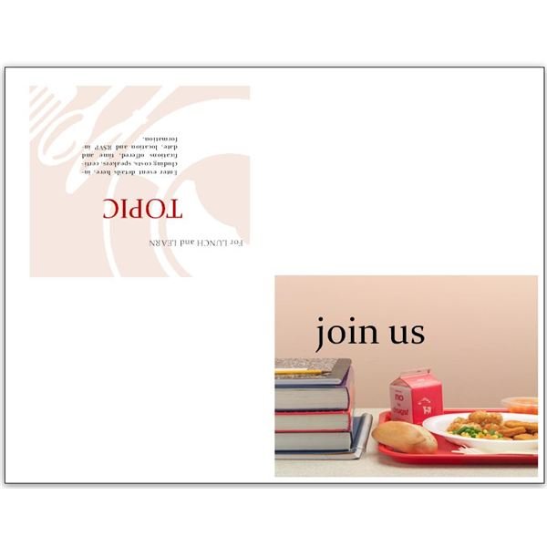 Lunch Invitation Flyer Template