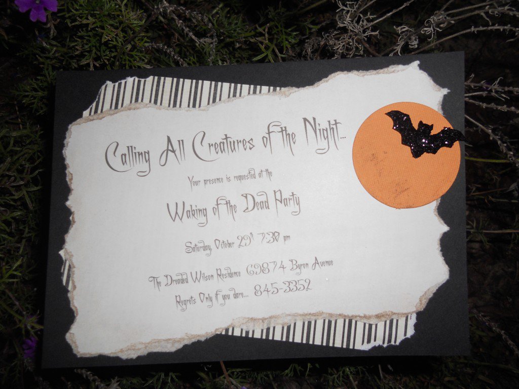 Make Your Own Halloween Costume Party Invitations