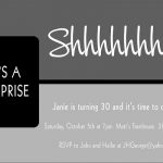 Make Surprise Party Invitations