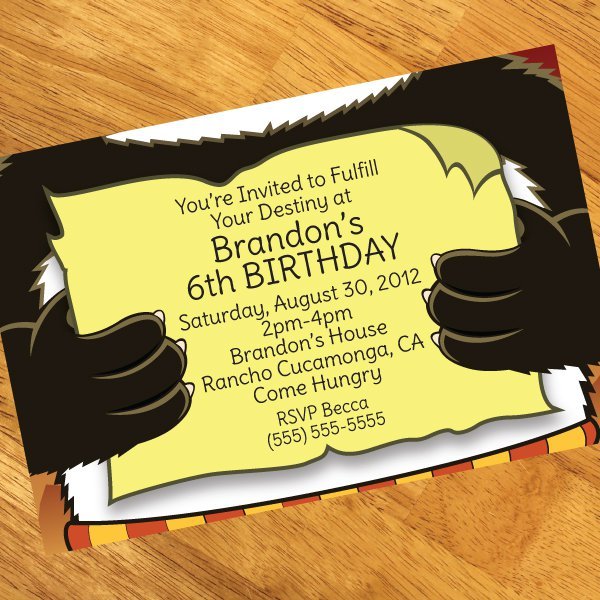 Martial Arts Birthday Invitations Free