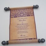 Medieval Scroll Invitations