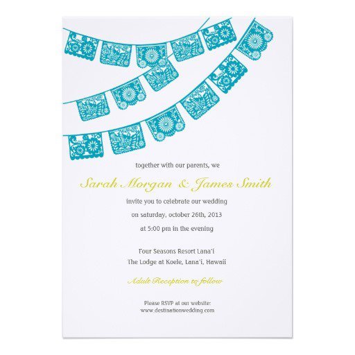 Mexican Wedding Invitation Templates