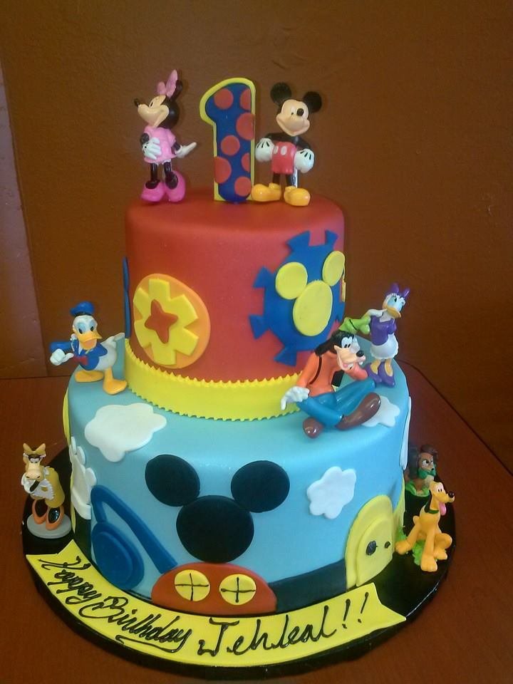 Mickey And Minnie Mouse Baby Shower Cakes