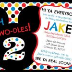 Mickey Mouse Clubhouse 2nd Birthday Invitations