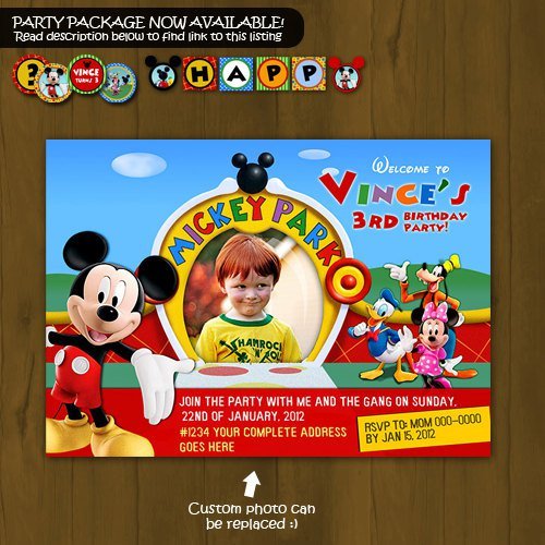 Mickey Mouse Clubhouse Party Invitations Templates