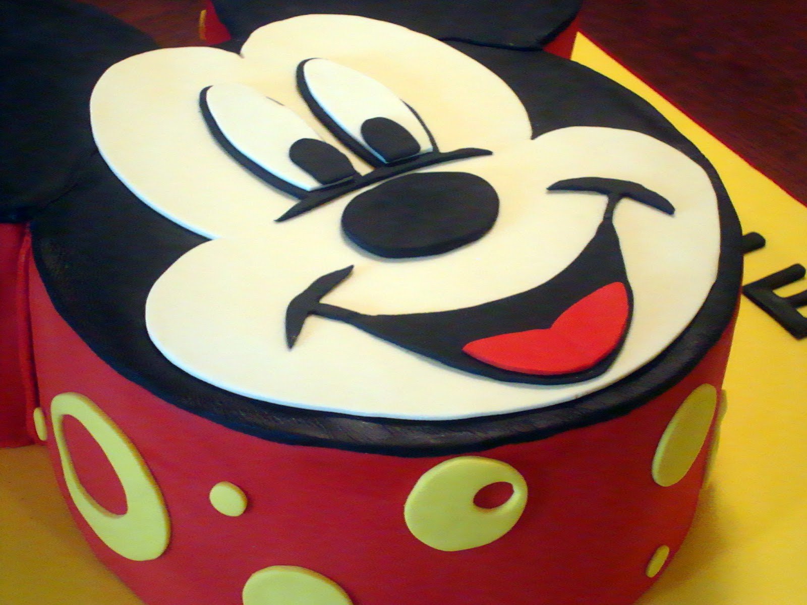 Mickey Mouse Face Template For Cake