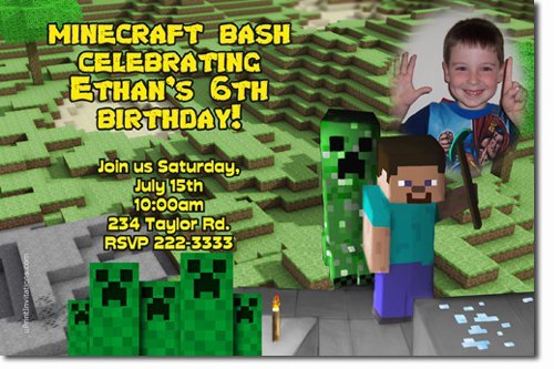 Mind Craft Invitations