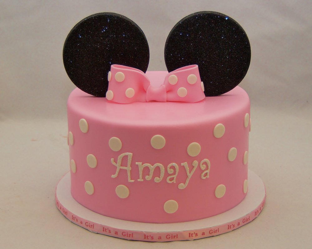Minnie Mouse Baby Shower Cakes Pinterest