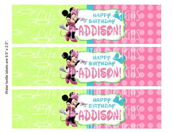 Minnie Mouse Bowtique Invitation Wording