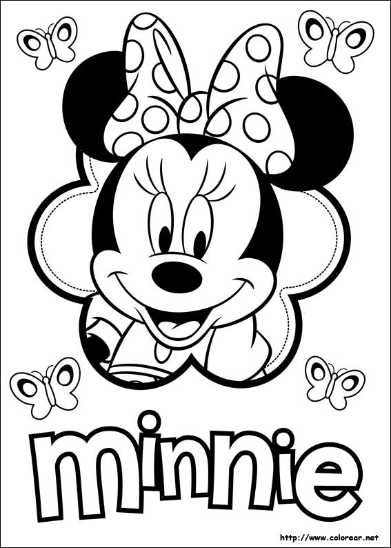 Minnie Mouse Coloring Pages Pdf