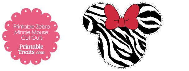 Minnie Mouse Head Printable