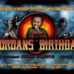 Mortal Kombat Birthday Invitations