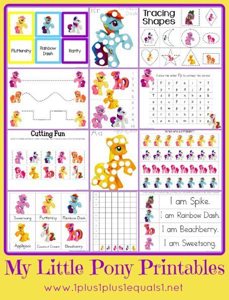My Little Pony Free Printables