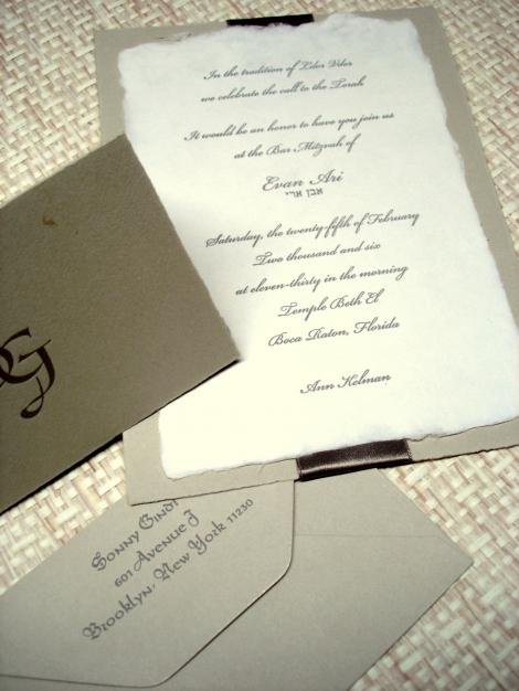 Natural Paper Wedding Invitations