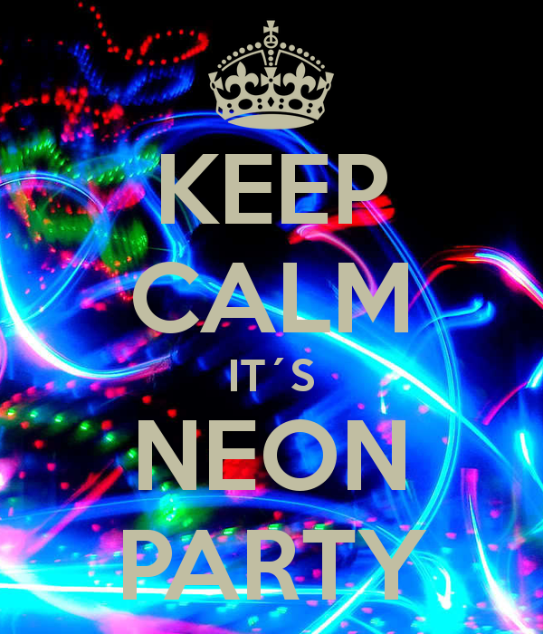 Neon Dance Party Invitations