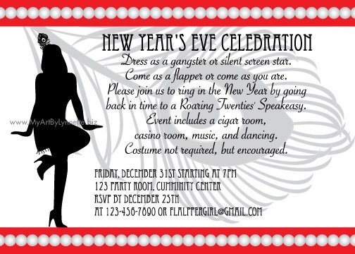 New Year Invitation Wording Funny