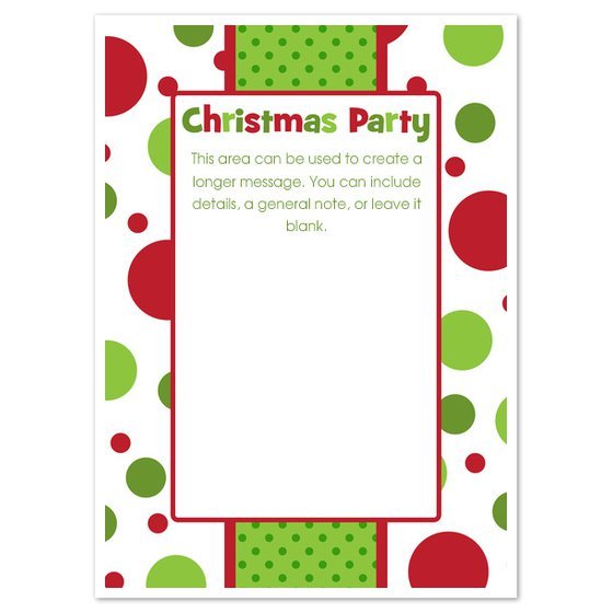 Office Holiday Party Invitation Templates