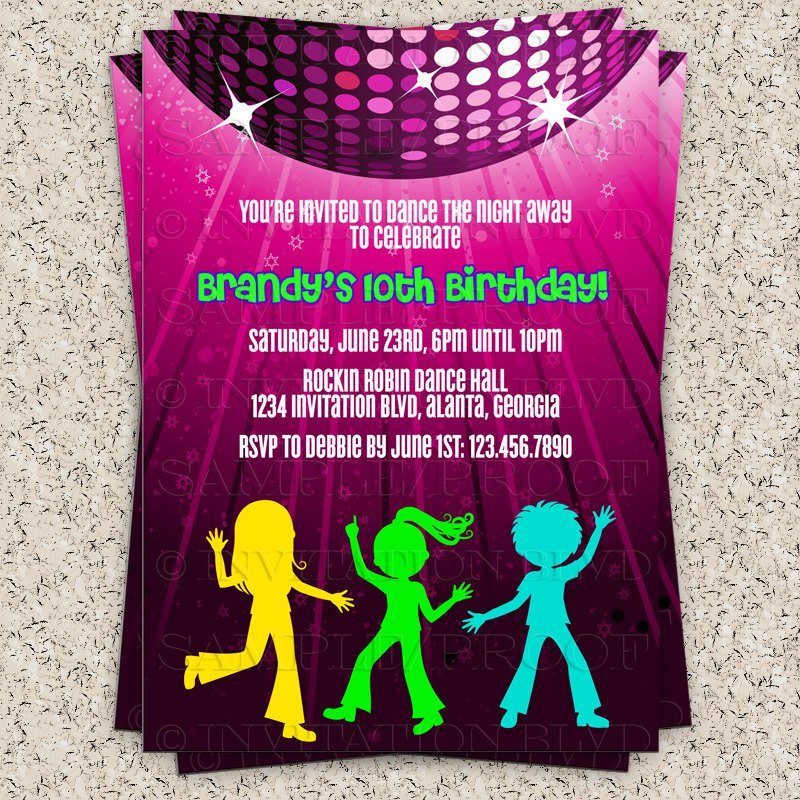 Old School Hip Hop Party Invitation Wording