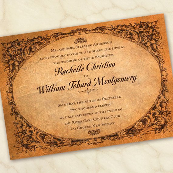 Old Wedding Invitations