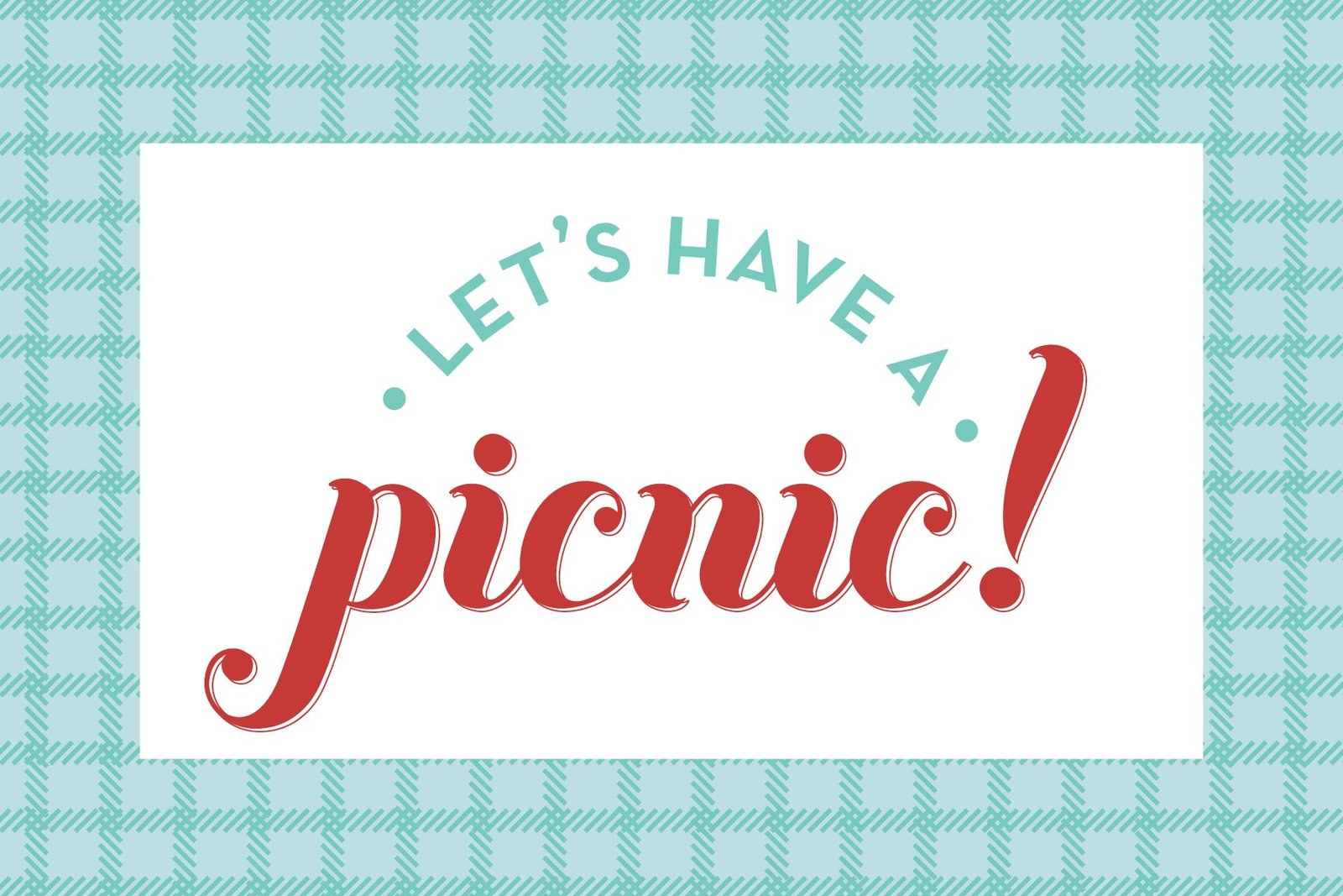 Paper Picnic Invitation