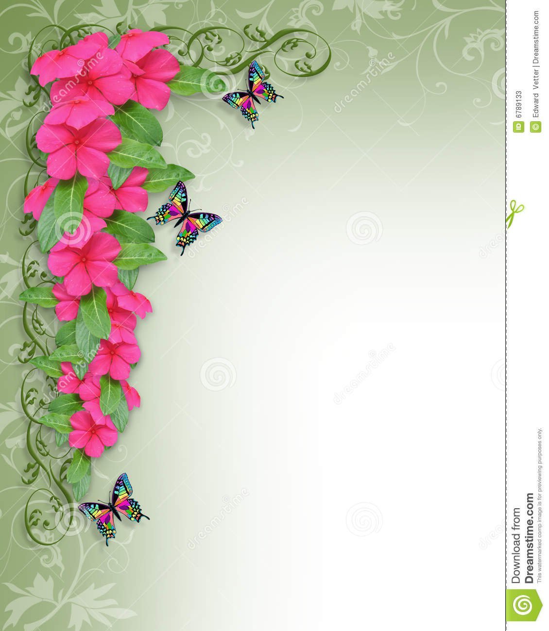 Party Invitation Border Templates