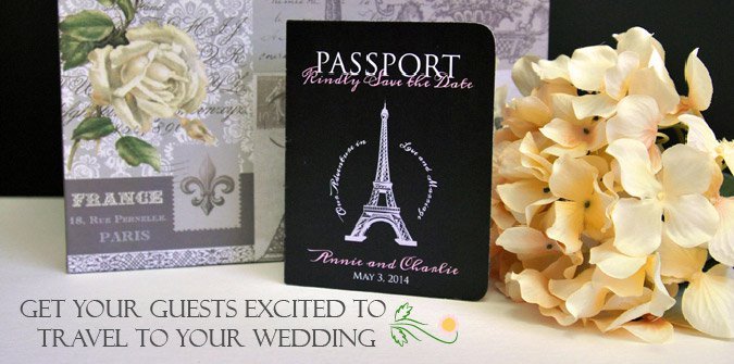 Passport Wedding Invitation Kit