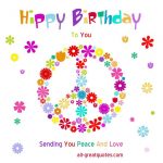 Peace Sign Birthday