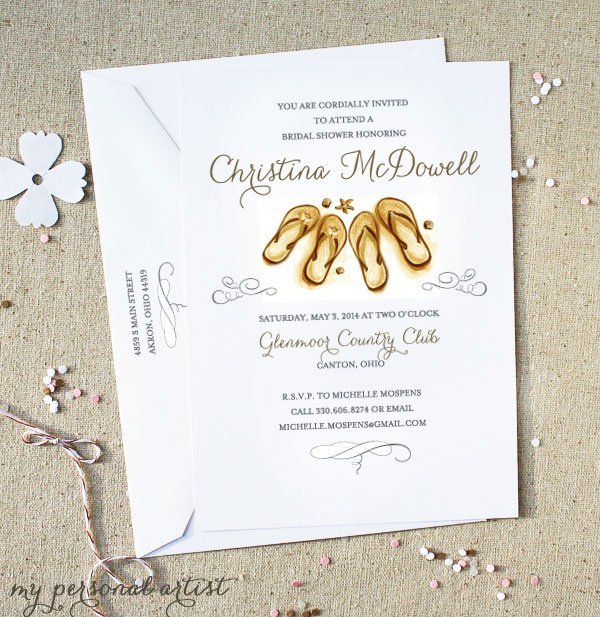 Personal Wedding Shower Invitation Wording