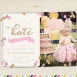 Pink And Gold Invitations