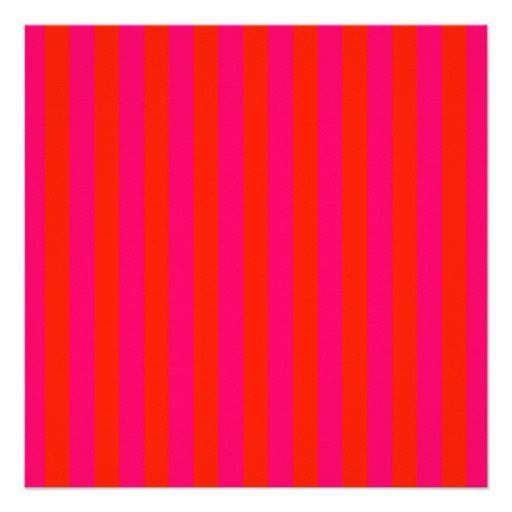 Pink Stripe Invitations